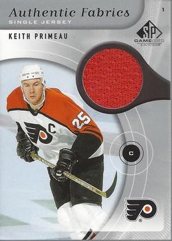 2005-06 SP Game Used - Authentic Fabrics #AF-KP Keith Primeau Front