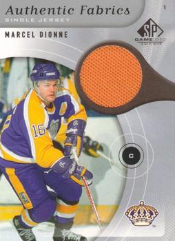 2005-06 SP Game Used - Authentic Fabrics #AF-MD Marcel Dionne Front