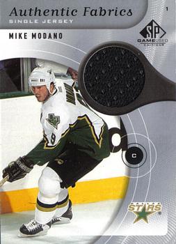 2005-06 SP Game Used - Authentic Fabrics #AF-MM Mike Modano Front