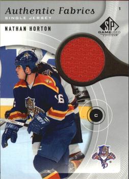 2005-06 SP Game Used - Authentic Fabrics #AF-NH Nathan Horton Front