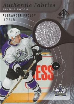 2005-06 SP Game Used - Authentic Patches #AP-AF Alexander Frolov Front