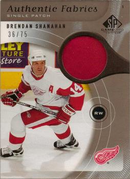 2005-06 SP Game Used - Authentic Patches #AP-BS Brendan Shanahan Front