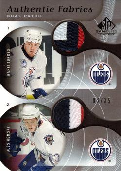 2005-06 SP Game Used - Authentic Patches Dual #AP2-RA Raffi Torres / Ales Hemsky Front