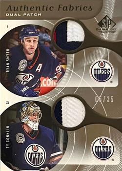 2005-06 SP Game Used - Authentic Patches Dual #AP2-SC Ryan Smyth / Ty Conklin Front