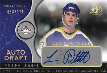 2005-06 SP Game Used - Auto Draft #AD-LR Luc Robitaille Front