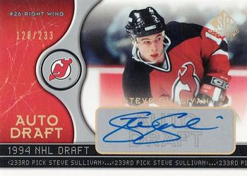 2005-06 SP Game Used - Auto Draft #AD-SS Steve Sullivan Front