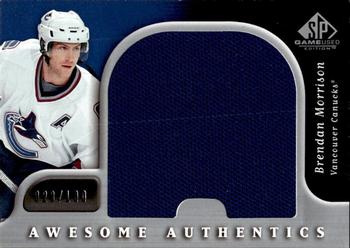 2005-06 SP Game Used - Awesome Authentics #AA-MO Brendan Morrison Front