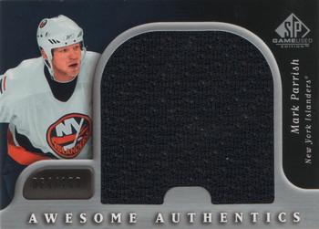 2005-06 SP Game Used - Awesome Authentics #AA-MP Mark Parrish Front