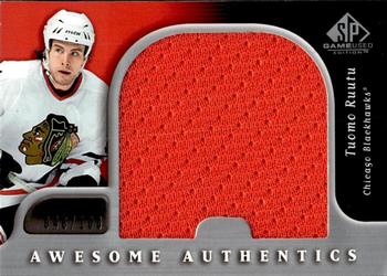 2005-06 SP Game Used - Awesome Authentics #AA-TR Tuomo Ruutu Front