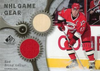 2005-06 SP Game Used - Game Gear #GG-BA Rod Brind'Amour Front