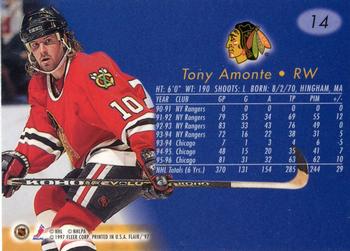 1996-97 Flair #14 Tony Amonte Back