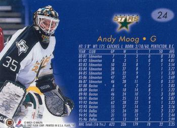 1996-97 Flair #24 Andy Moog Back