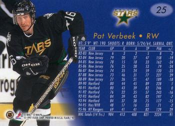 1996-97 Flair #25 Pat Verbeek Back