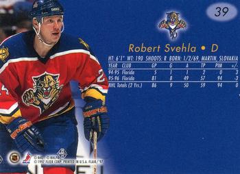 1996-97 Flair #39 Robert Svehla Back