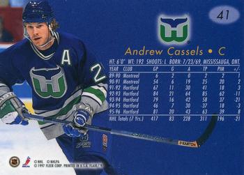1996-97 Flair #41 Andrew Cassels Back