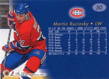 1996-97 Flair #50 Martin Rucinsky Back