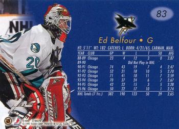 1996-97 Flair #83 Ed Belfour Back