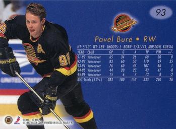 1996-97 Flair #93 Pavel Bure Back