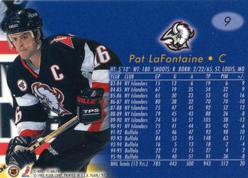 1996-97 Flair #9 Pat LaFontaine Back