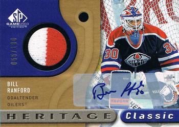 2005-06 SP Game Used - Heritage Classic Autographed Jersey #HCA-BR Bill Ranford Front
