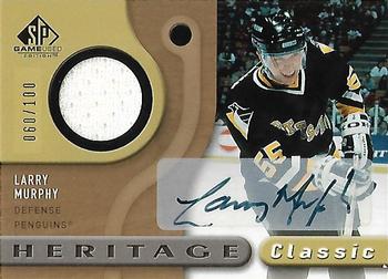 2005-06 SP Game Used - Heritage Classic Autographed Jersey #HCA-LM Larry Murphy Front
