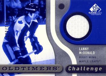2005-06 SP Game Used - Oldtimer's Challenge Jersey #OC-MC Lanny McDonald Front