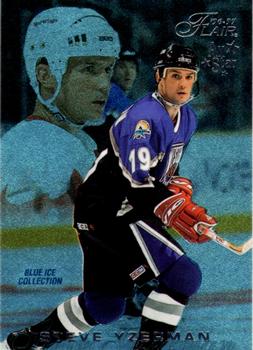 1996-97 Flair - Blue Ice Collection #B31 Steve Yzerman Front