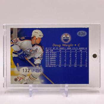 1996-97 Flair - Blue Ice Collection #B36 Doug Weight Back
