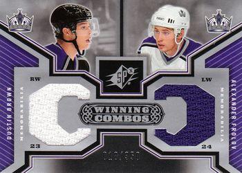 2005-06 SPx - Winning Combos #WC-BF Dustin Brown / Alexander Frolov Front