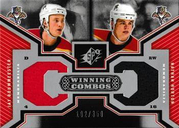 2005-06 SPx - Winning Combos #WC-BH Jay Bouwmeester / Nathan Horton Front