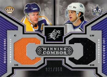 2005-06 SPx - Winning Combos #WC-DR Marcel Dionne / Luc Robitaille Front