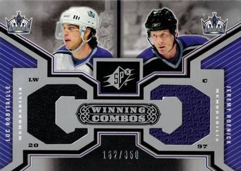 2005-06 SPx - Winning Combos #WC-LA Luc Robitaille / Jeremy Roenick Front