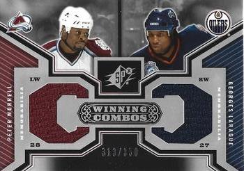 2005-06 SPx - Winning Combos #WC-WL Peter Worrell / Georges Laraque Front