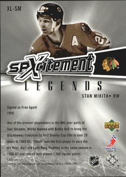 2005-06 SPx - Xcitement Legends #XL-SM Stan Mikita Back