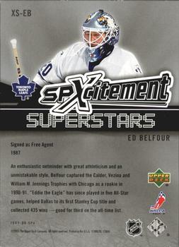 2005-06 SPx - Xcitement Superstars #XS-EB Ed Belfour Back