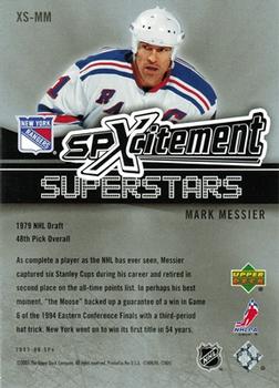 2005-06 SPx - Xcitement Superstars #XS-MM Mark Messier Back
