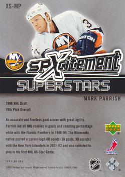 2005-06 SPx - Xcitement Superstars #XS-MP Mark Parrish Back