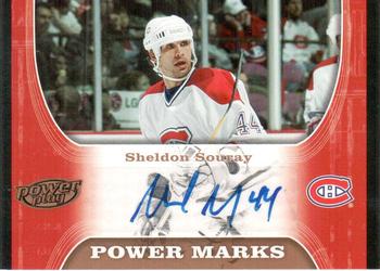 2005-06 Upper Deck Power Play - Power Marks #PM-SS Sheldon Souray Front