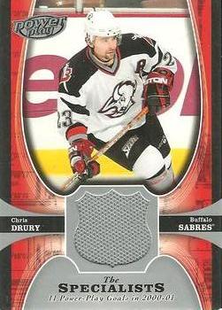 2005-06 Upper Deck Power Play - Specialists #TS-CD Chris Drury Front
