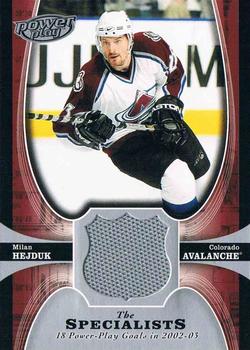 2005-06 Upper Deck Power Play - Specialists #TS-MH Milan Hejduk Front