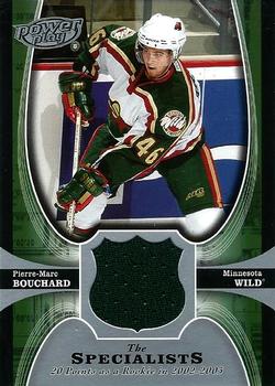 2005-06 Upper Deck Power Play - Specialists #TS-PB2 Pierre-Marc Bouchard Front