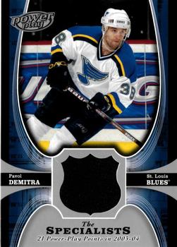 2005-06 Upper Deck Power Play - Specialists #TS-PD Pavol Demitra Front