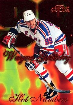 1996-97 Flair - Hot Numbers #4 Wayne Gretzky Front