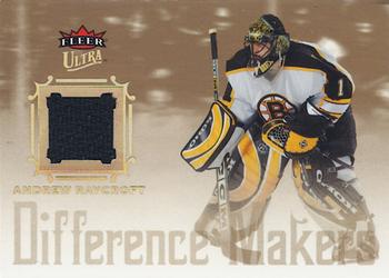 2005-06 Ultra - Difference Makers Jerseys #DMJ-AR Andrew Raycroft Front