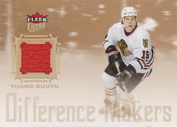 2005-06 Ultra - Difference Makers Jerseys #DMJ-TR Tuomo Ruutu Front