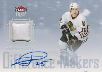 2005-06 Ultra - Difference Makers Patch Autographs #DAP-TR Tuomo Ruutu Front
