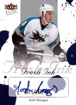 2005-06 Ultra - Fresh Ink #FI-JG Josh Gorges Front