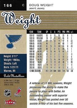 2005-06 Ultra - Gold Medallion #166 Doug Weight Back