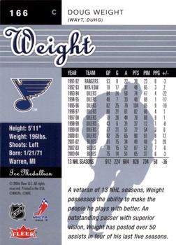 2005-06 Ultra - Ice Medallion #166 Doug Weight Back