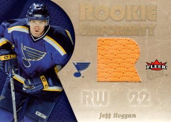 2005-06 Ultra - Rookie Uniformity Jerseys #RU-HO Jeff Hoggan Front